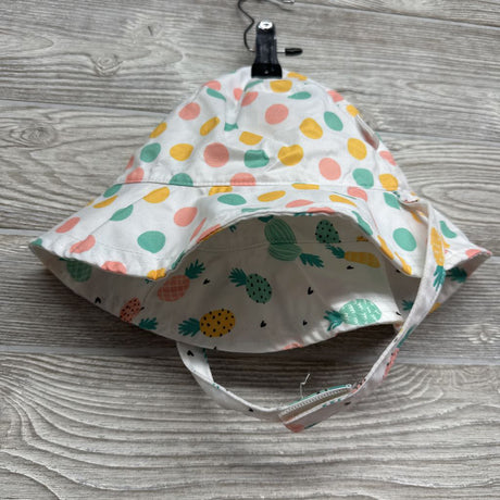 Reversible Sunhat Pineapples Dots
