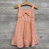 Eyelet Dress Flowers & Bow 2t