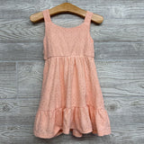 Eyelet Dress Flowers & Bow 2t