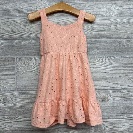 Eyelet Dress Flowers & Bow 2t