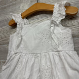 Flutter Sleeve Dress Eyelet Flowers 2t
