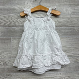 Flutter Sleeve Dress Eyelet Flowers 2t