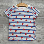 Shirt Stripes & Strawberries 5t