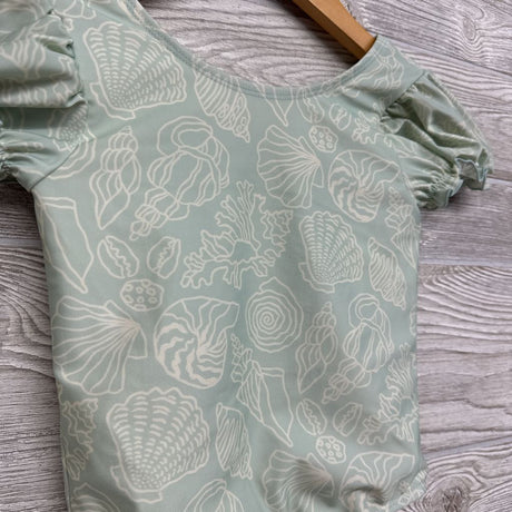 Cap Sleeve Swimsuit Sea Shells 5t