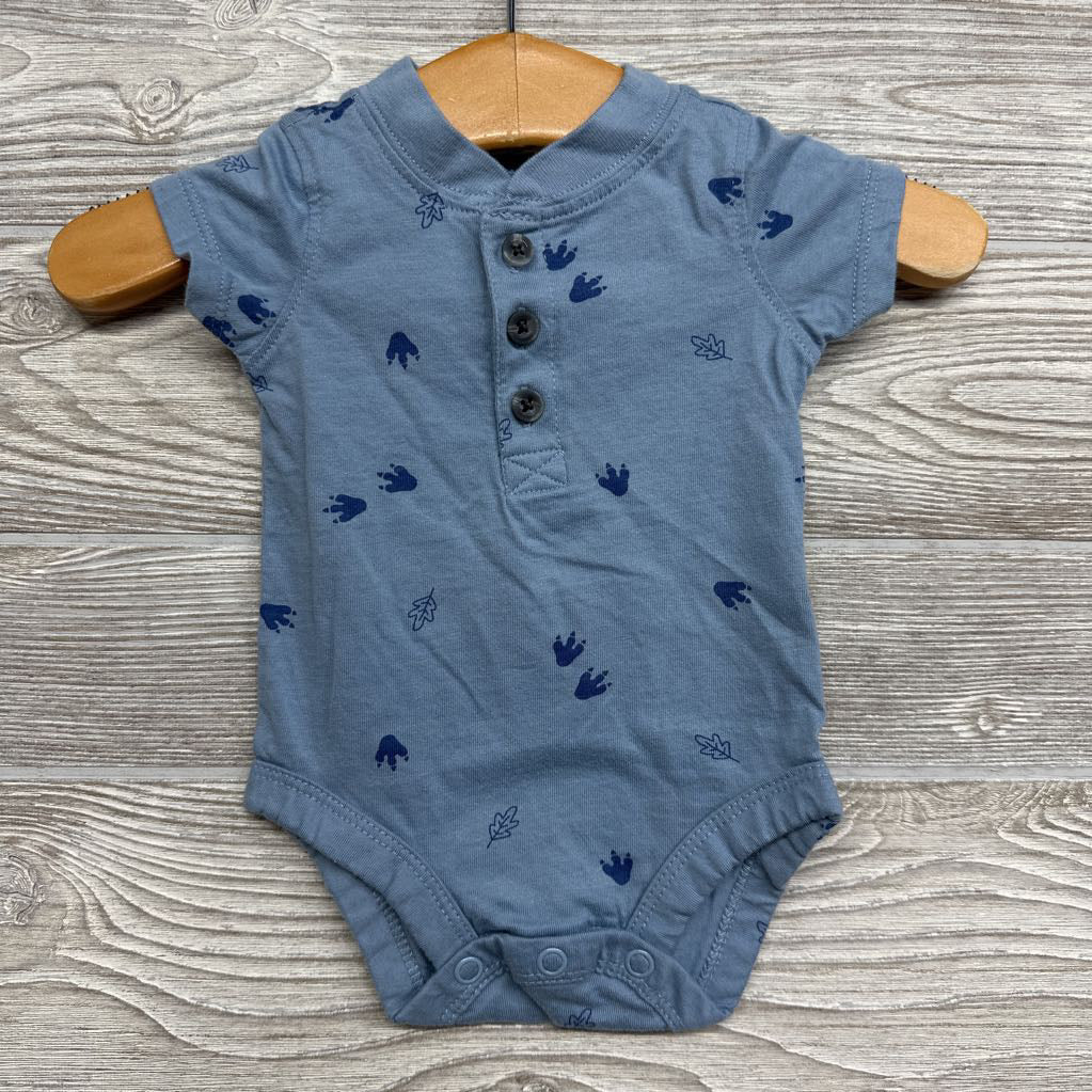 Henley Bodysuit Prints NB