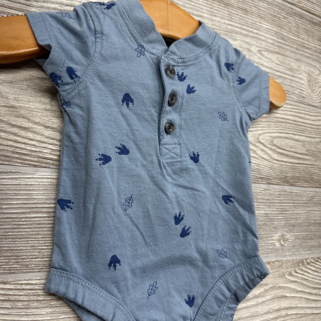 Henley Bodysuit Prints NB