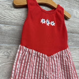 Tank Dress Flowers & Stripes 5t