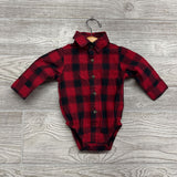 Corduroy Suspender Pants & Buffalo Plaid Button Up Shirt 3M