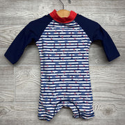 Rashguard Swim Outfit Stripes 9-12M