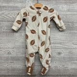 Blanket Sleeper Footballs 3-6M
