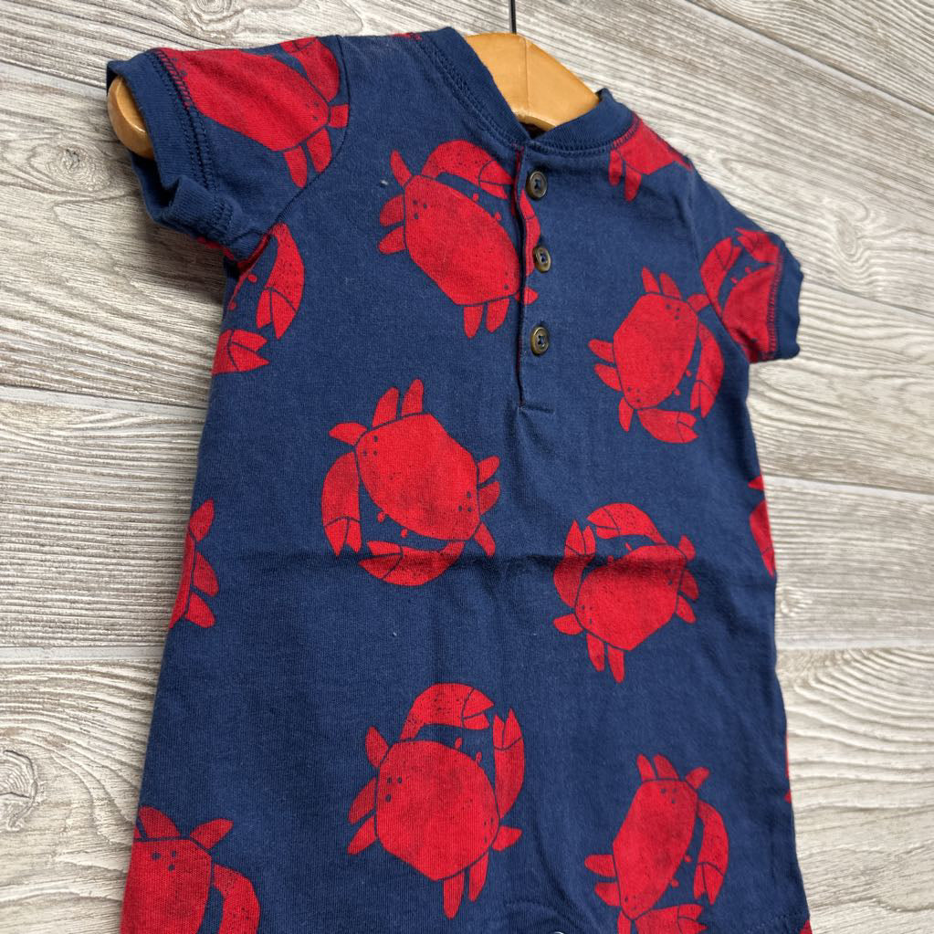 Shorty Romper Crabs 3M