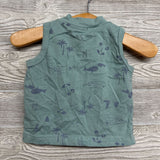 Henley Tank Top Palm Trees Whale 3M