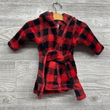 Buffalo Plaid Plush Robe 0-9M