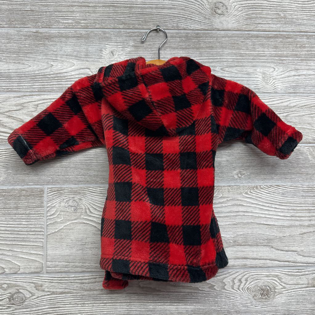 Buffalo Plaid Plush Robe 0-9M
