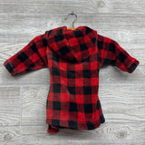 Buffalo Plaid Plush Robe 0-9M