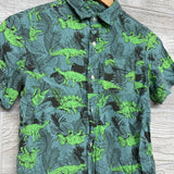 SS Button Up Shirt Dinosaurs 8/10