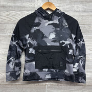 Pullover Hoodie Zipper Pocket Camo 8