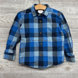 Gingham Button Up Dress Shirt 3t