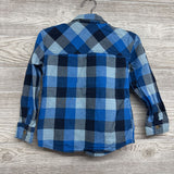 Gingham Button Up Dress Shirt 3t