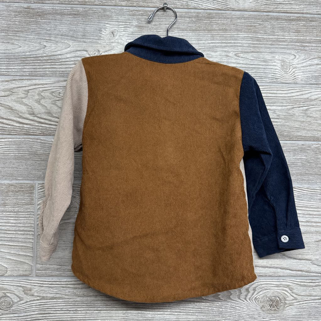 Corduroy Button Up Shirt 3-4