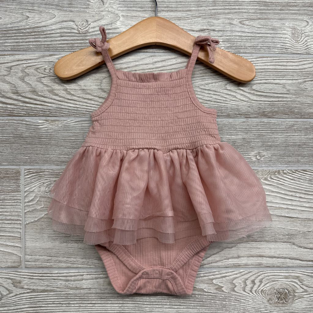 Smocked Tutu Tank Dress 3-6M