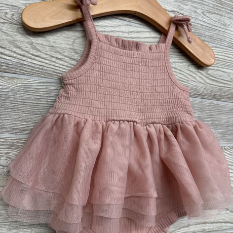 Smocked Tutu Tank Dress 3-6M