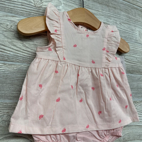 NEW Flutter Sleeve Sunsuit Rabbits 3M