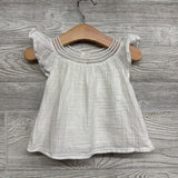 Flutter Sleeve Muslin Shirt 12-18M