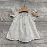 Flutter Sleeve Muslin Shirt 12-18M