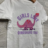 NEW Shirt Girls Love Dinosaurs Too 5t