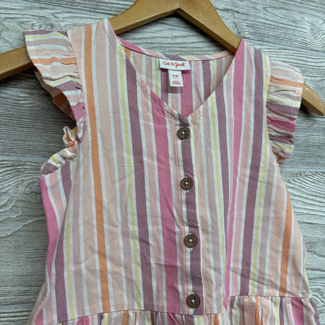 Linen Flutter Sleeve Shirt Stripes 8