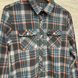Glacier Plaid Super Fleece Button Up Shirt 16