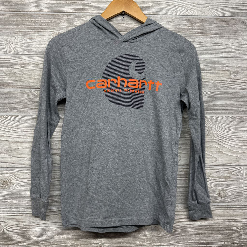 LS Shirt W/ Hood Logo 10-12