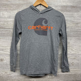 LS Shirt W/ Hood Logo 10-12