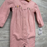 NEW Sleeper Embroidered Flowers 9M