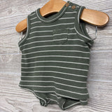 Waffle Knit Tank & Shorts Stripes 3M