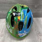 Bike Helmet Parrot & Giraffe