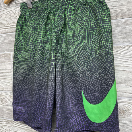 Swim Trunks Grid Print 14