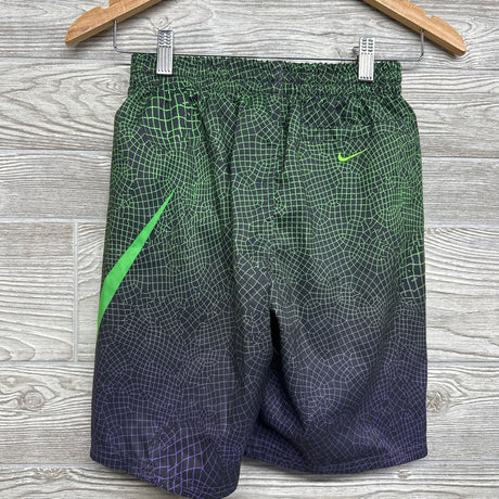 Swim Trunks Grid Print 14