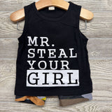Tank Mr. Steal Your Girl & Camo Shorts 12M