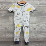 2 Pc Pj Rabbit & Chick 4t
