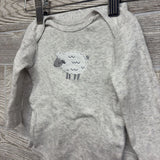 LS Shirt Sheep & Pants 0-3M