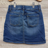 Stretch Denim Skirt Buttons 6-6X