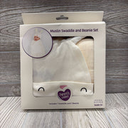 NEW Muslin Swaddle & Beanie