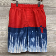 Drawstring Swim Trunks Printed 10-12