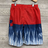 Drawstring Swim Trunks Printed 10-12