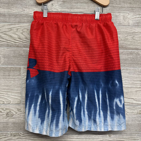 Drawstring Swim Trunks Printed 10-12
