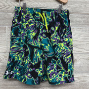 Drawstring Swim Trunks Printed 10-12