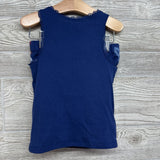 Lace Trim Tank Top Guitar & Acdc Sweat Shorts 6-6X