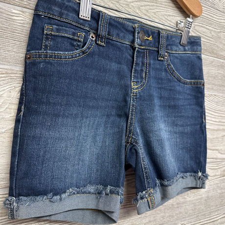 Denim Midi Shorts Cuffed 7-8